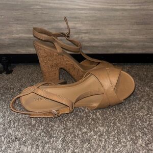 Sun + Stone Brown Wedge Sandals